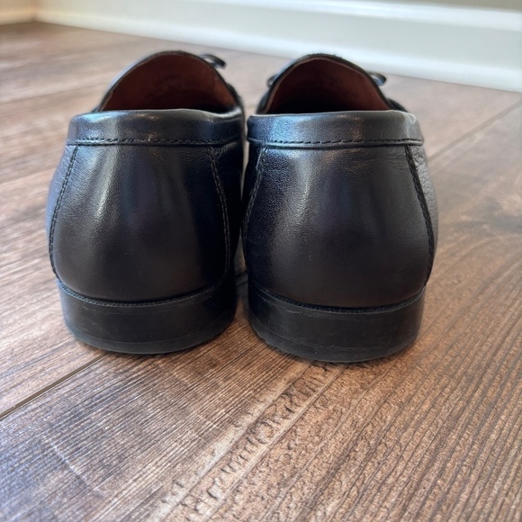 Johnston & Murphy Aragon II Kiltie Tassel Loafer Black Leather Mens Size 8.5W - Picture 5 of 9